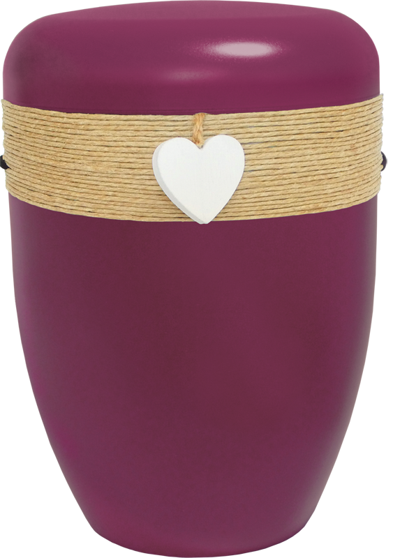 Jutekordel bordeauxviolett