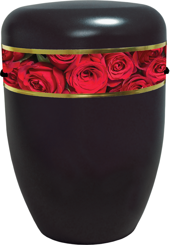 Creativ-Line Rosendekor schwarz