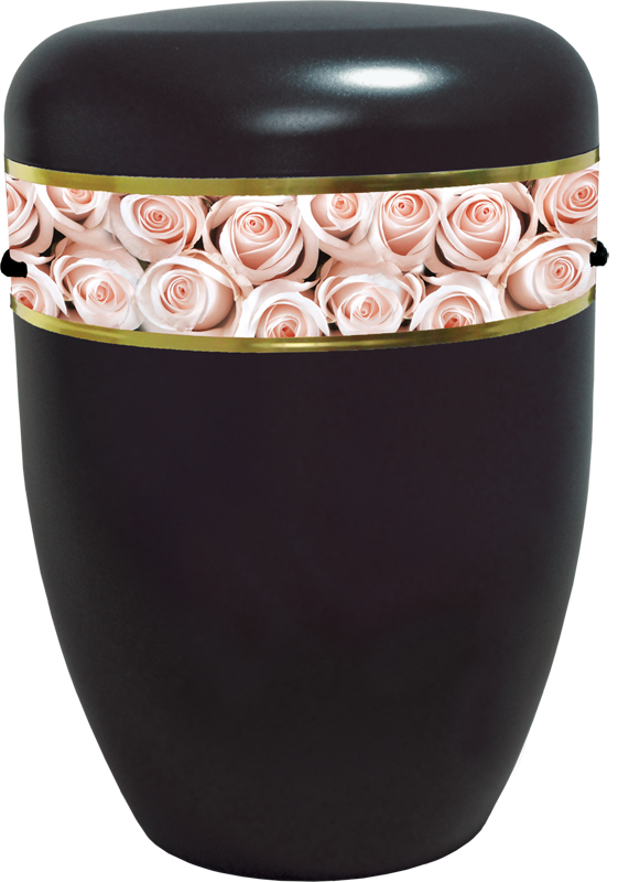 Creativ-Line Rosendekor schwarz
